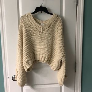 POL cropped sweater